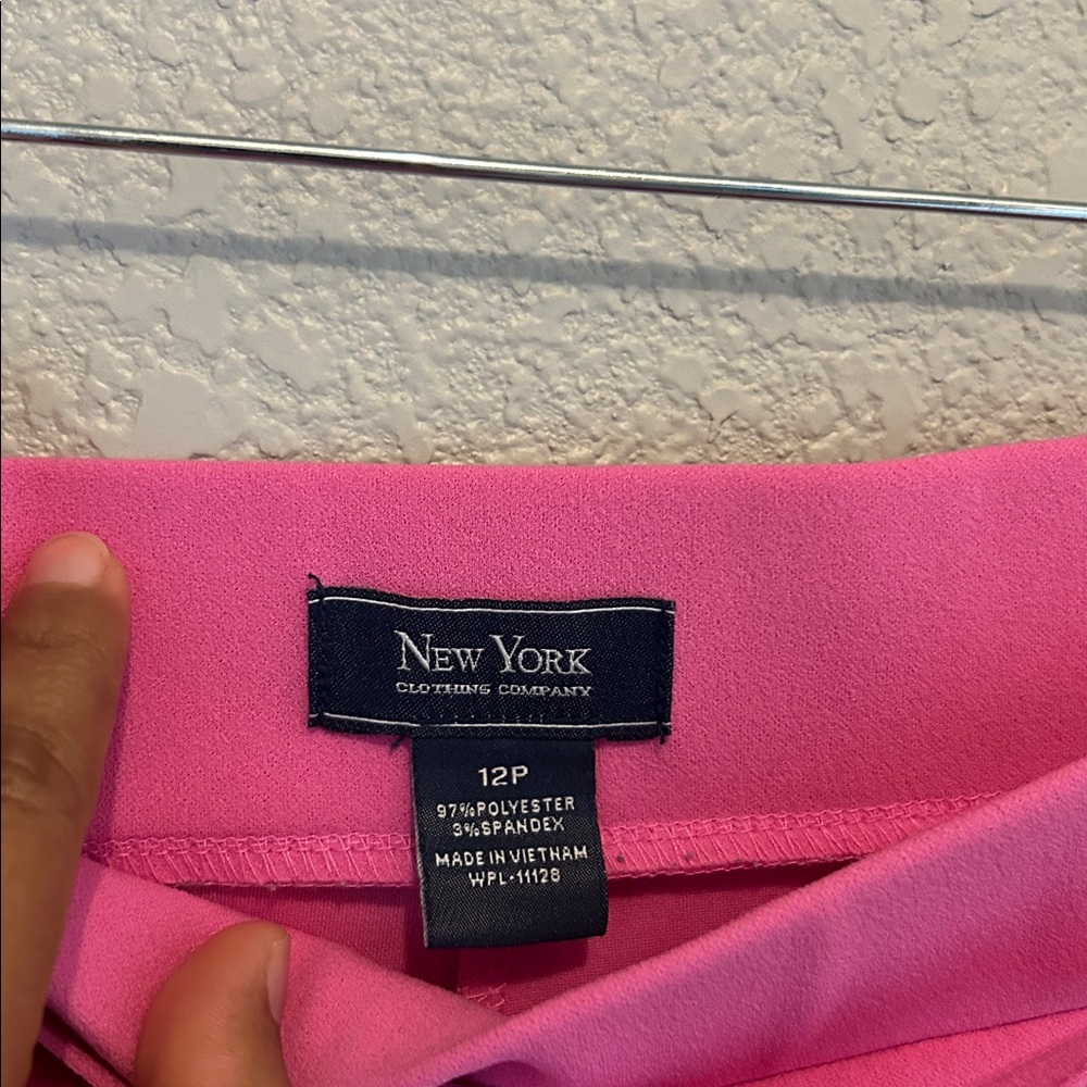 New York company Women's Pink Pants size 12 eater spring summer wear - Picture 2 of 4